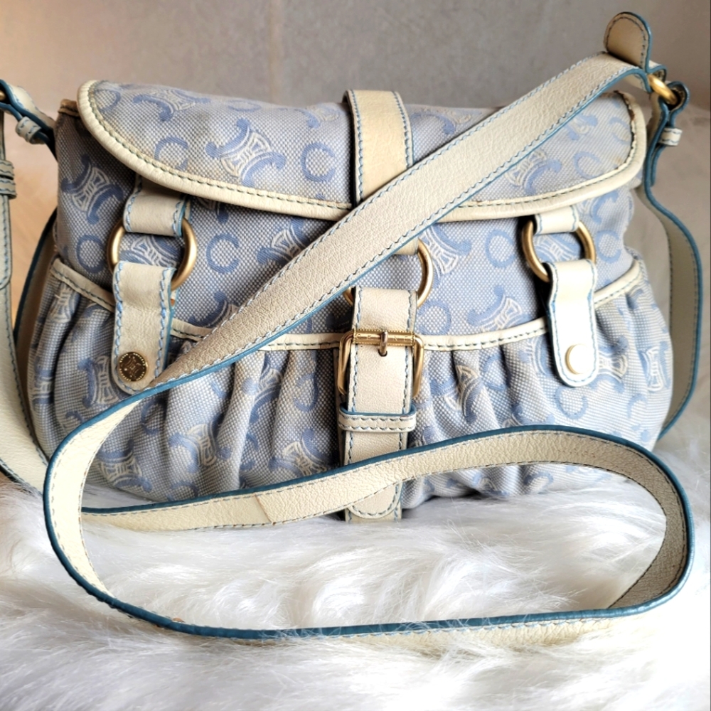 Celine Triomphe canvas crossbody bag